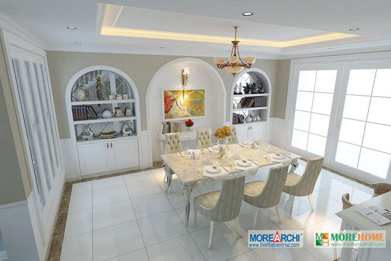 Thiết kế phòng ăn tại Hà Nội