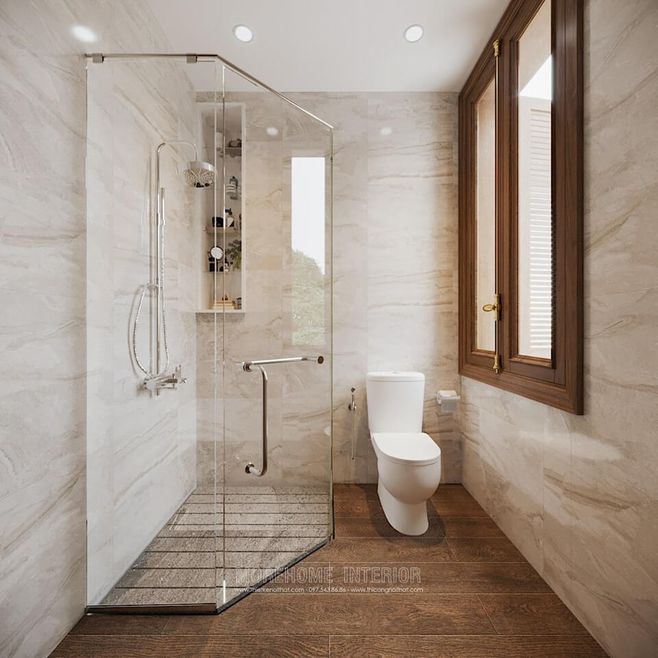 Mẫu vách kính tắm nhà tắm trong suốt - Không gian thư giãn sau những giờ làm việc mệt mỏi Mẫu vách kính tắm cao cấp
