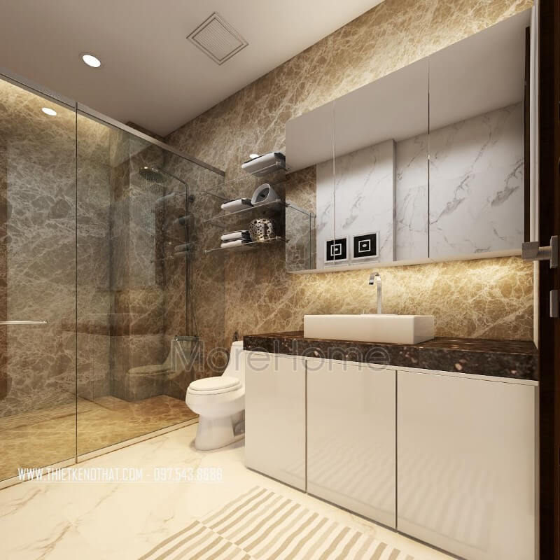 Lựa chọn Cửa trượt bằng kính cường lực cho phòng tắm giúp phòng trở lên rông rãi hơn Mẫu vách kính tắm cao cấp