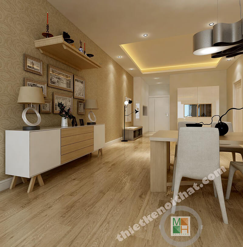 Mẫu bàn thờ gỗ sồi cao cấp với kiểu dáng hiện đại, đường vân gỗ tinh tế được đóng tại xưởng gỗ nội thất MoreHome bàn thờ gỗ sồi cao cấp