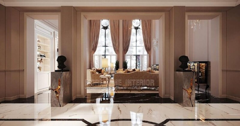Đá lát nền đẹp cao cấp cho biệt thự Vinhomes Imperia Hải Phòng. Đá lát nền