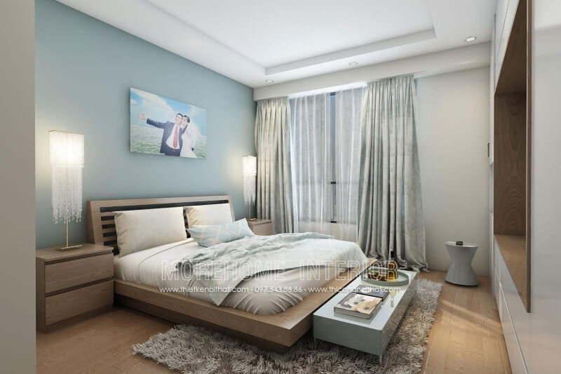 Giường ngủ gỗ hiện đại Giường ngủ gỗ hiện đại