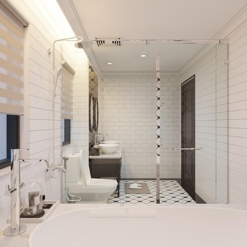 Vòi sen tắm inox cao cấp cho phòng tắm nhà chung cư, biệt thự, nhà phố đá nhân tạo cao cấp