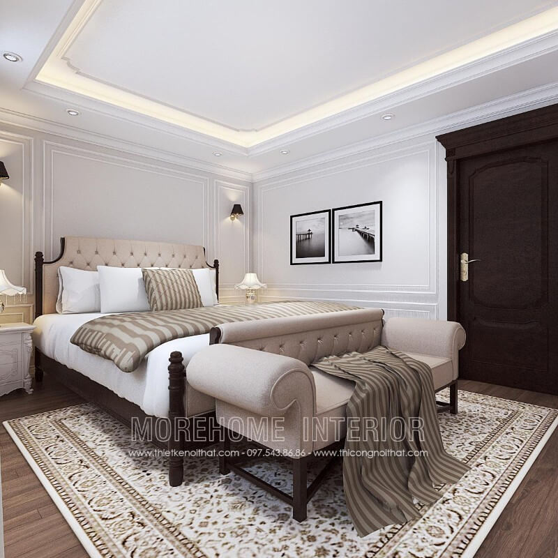Giường ngủ chung cư đẹp Giường ngủ chung cư đẹp