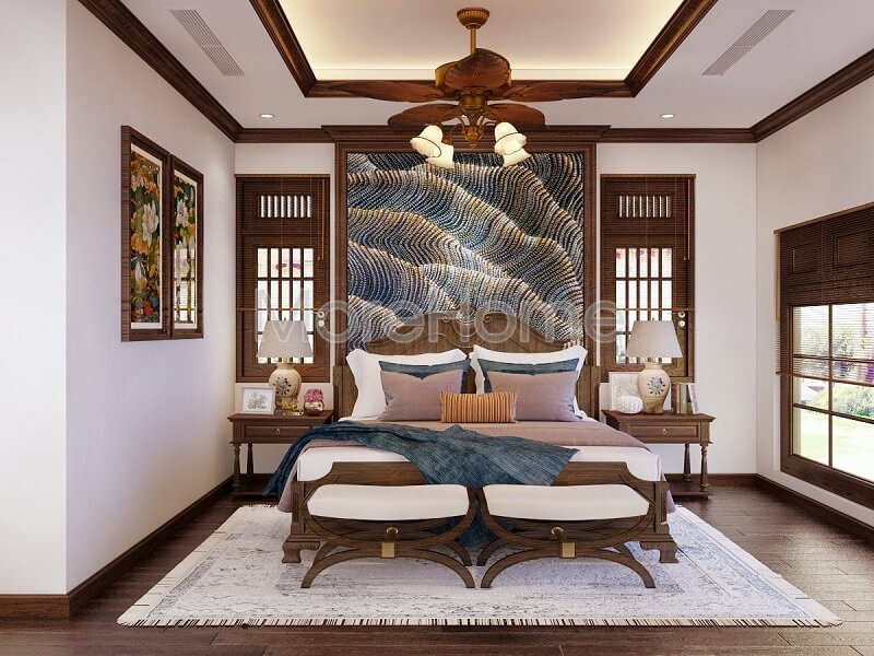 Giường ngủ gỗ óc chó Giường ngủ gỗ óc chó