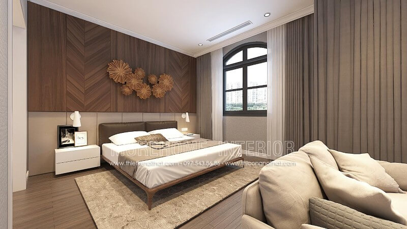 Giường ngủ gỗ óc chó Giường ngủ gỗ óc chó