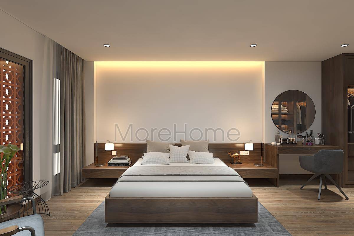 Mẫu gương tròn trang điểm độc đáo, nhẹ nhàng cho phòng ngủ Gương phòng tắm, gương phòng ngủ