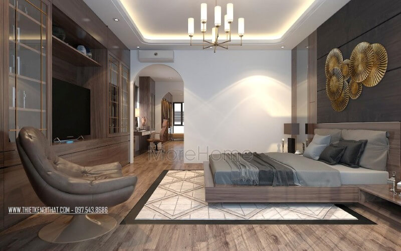 Nội thất phòng ngủ gỗ công nghiệp Nội thất phòng ngủ gỗ công nghiệp