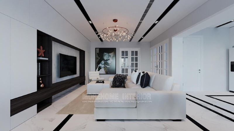 Mẫu Sofa vải màu trắng cho phòng khách Danh sách các mẫu thiết kế sofa phòng khách hiện đại đẹp nhất
