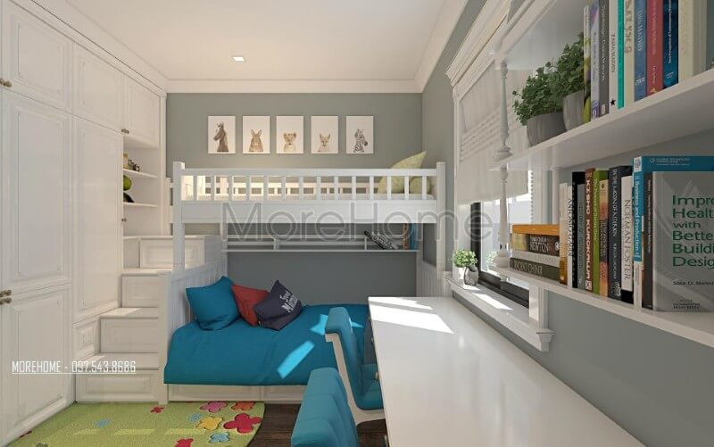 Gợi ý các mẫu giường tầng đẹp dành cho trẻ em đầy cá tính Gợi ý các mẫu giường tầng đẹp dành cho trẻ em đầy cá tính