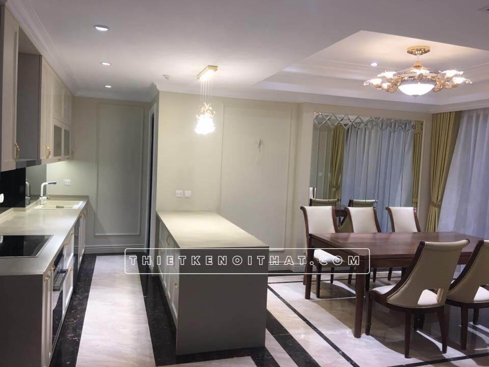 Nội thất gỗ óc chó cao cấp cho phòng ăn chung cư tân cổ điểnsang trọng Mẫu bàn ăn đẹp ấn tượng được ưa chuộng nhất hiện nay