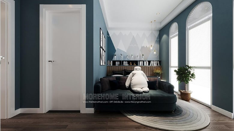 Sản phẩm sofa phòng ngủ đẹp cho nội thất phòng trẻ em Mẫu sofa phòng ngủ đẹp, tiện nghi