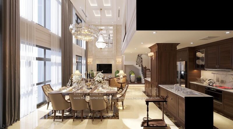 Bàn ăn 8 ghế gỗ óc chó