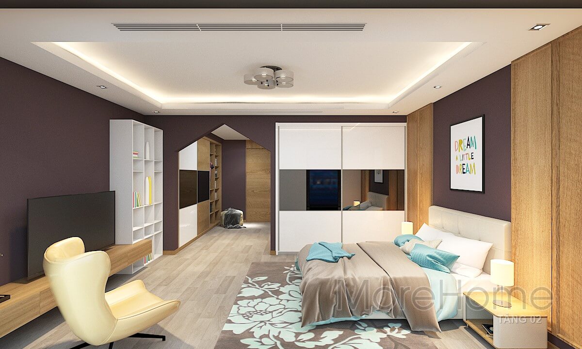 Nội thất phòng ngủ nhà phố