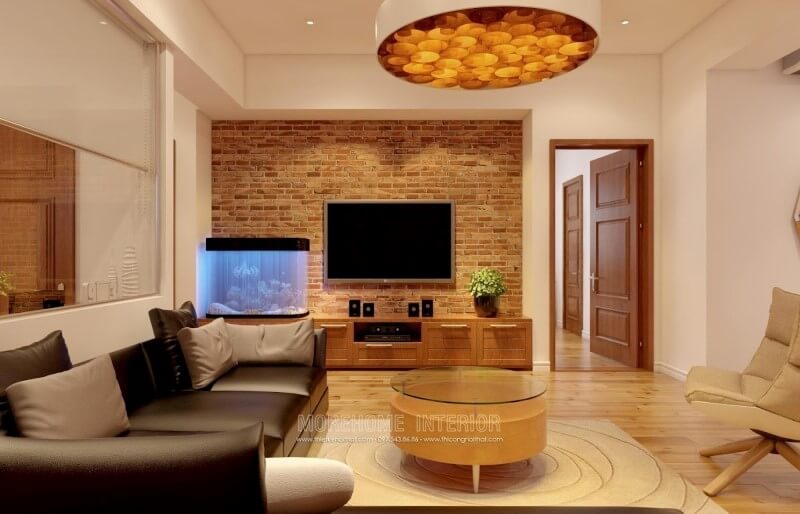 Mẫu bàn trà decor hình tròn, nhẹ nhàng dễ di chuyển cùng không gian lưu trữ rộng phía dưới mặt bàn. Mẫu bàn trà mặt kính đẹp