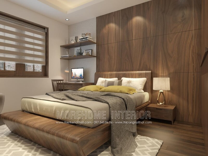 Giường ngủ gỗ tự nhiên Giường ngủ gỗ tự nhiên