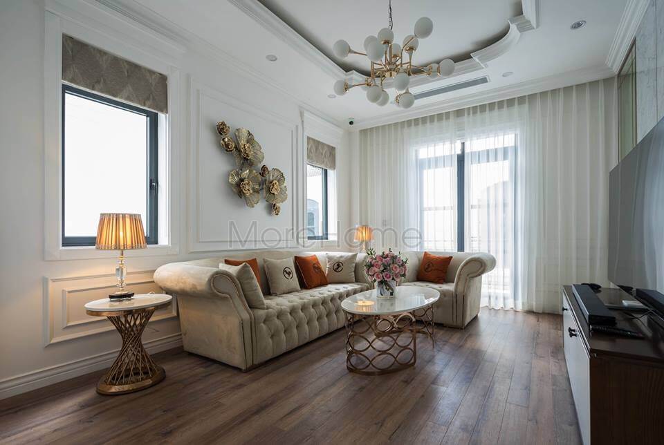 Sofa bọc nỉ đẹp