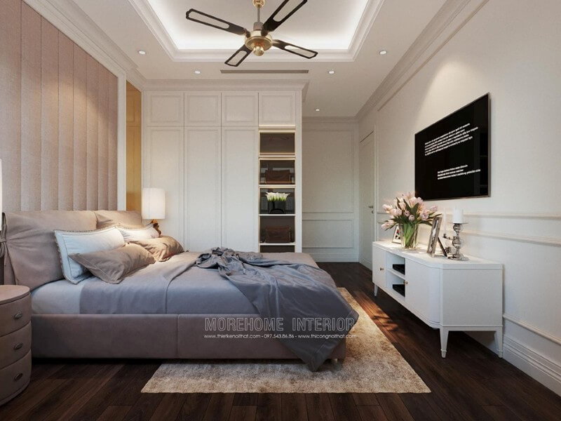 Mẫu giường ngủ hiện đại bọc nỉ cao cấp ấn tượng nội thất sofa