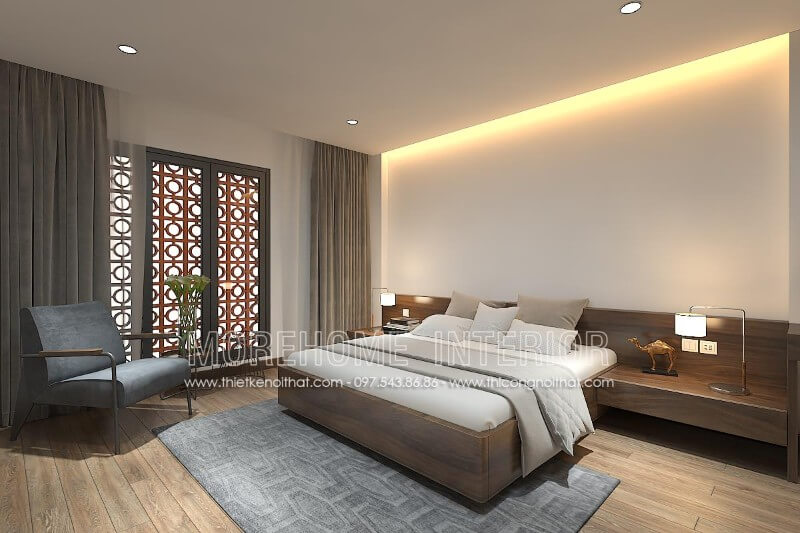 Với mức đầu tư vừa phải, bạn có thể sắm sửa ngay cho không gian sống nhà mình chiếc giường ngủ hiện đại và sang trọng này đấy. Liên hệ Morehome để được báo giá và sản xuất giường ngủ đẹp chất lượng tại xưởng nhé. Hotline: 097.543.8686 (Mr.Chính)