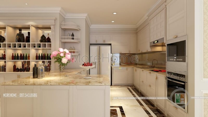 Lựa chọn tủ bếp đẹp và tiện nghi không chỉ tạo nên một không gian sang trọng mà còn gợi nêm cảm hứng nẫu ăn cho những người nội trợ trong việc mang đến những bữa ăn ngon tủ bếp chung cư