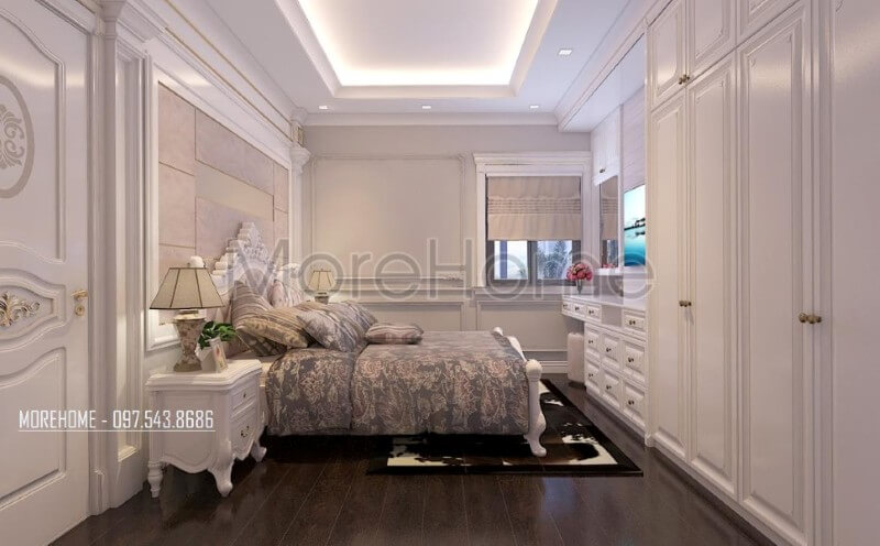 Thiết kế phòng ngủ tân cổ điển Thiết kế phòng ngủ tân cổ điển