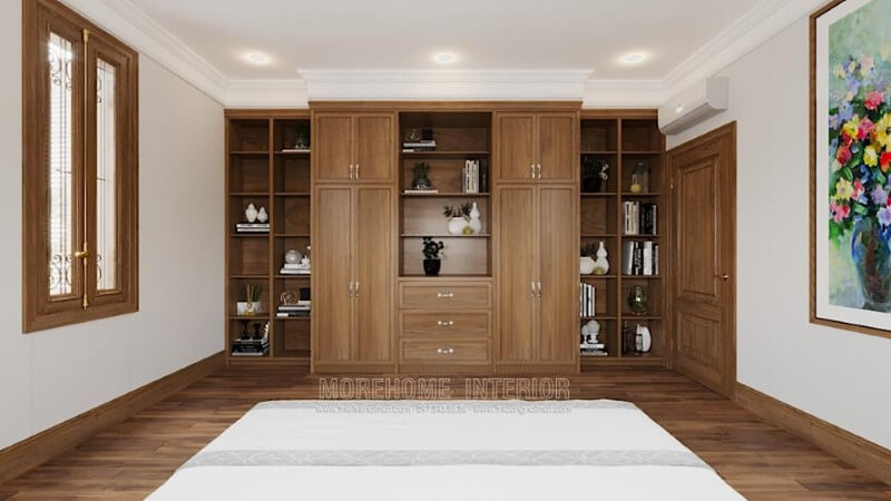 Tủ quần áo gỗ tự nhiên