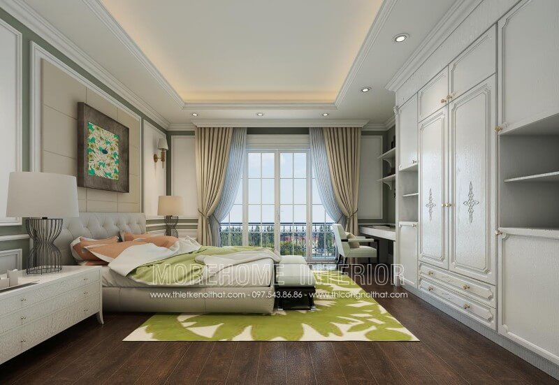 Giường ngủ gỗ bệt