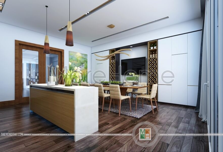 Bộ bàn ghế bọc sofa phòng ăn nhẹ nhàng cho không gian ấm cúng Bàn ăn gỗ đẹp hiện đại