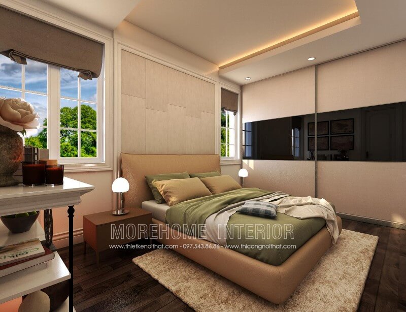 Giường ngủ bọc da Giường ngủ bọc da