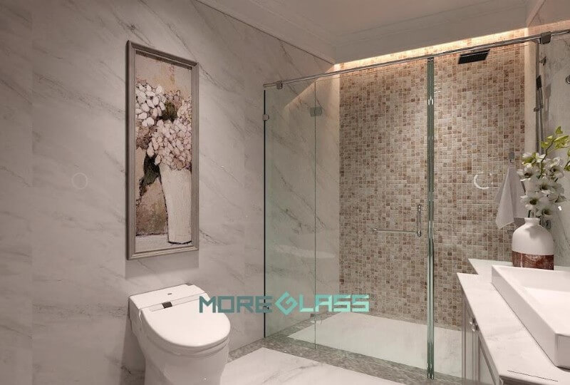 Thiết kế phòng tắm nhà phố đơn giản tính tế là xu hướng được nhiều hộ gia đình ưa chuộng.