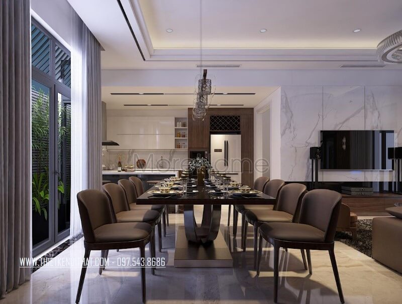 Mẫu bàn ăn cao cấp, hiện đại và sang trọng