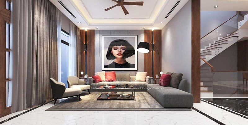 Thiết kế nội thất phòng khách