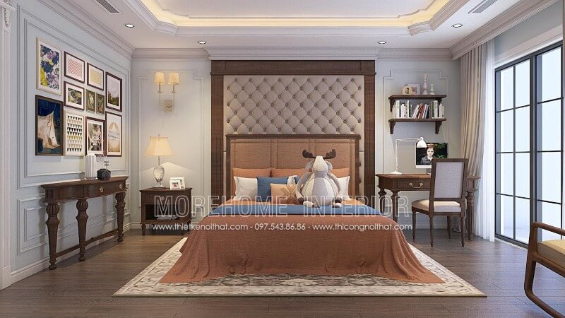 Giường ngủ gỗ óc chó Giường ngủ gỗ óc chó