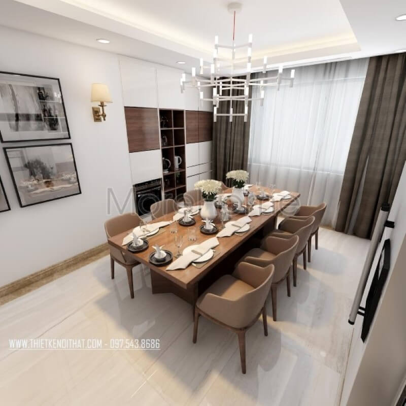 Trang trí phòng ăn với bộ tranh treo tường độ đáo, ấn tượng Thiết kế phòng ăn tại Hà Nội