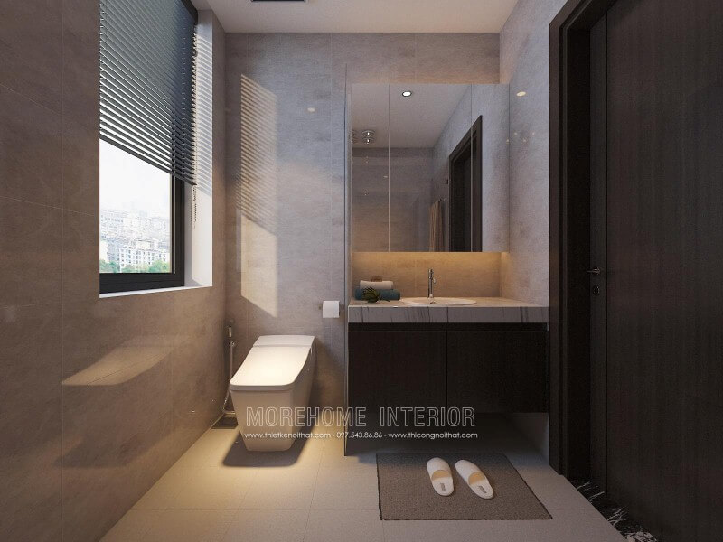 Gương ốp tường hình chữ đẹp cho phòng tắm chung cư, biệt thự, nhà phố nhỏ. Gương trang trí