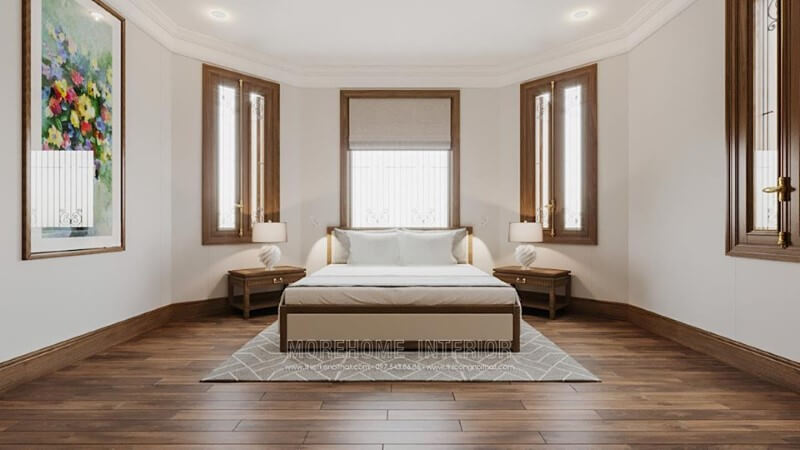 Giường ngủ gỗ hiện đại Giường ngủ gỗ hiện đại